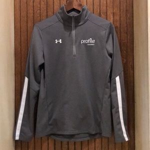 Under Armor Team Qualifier 1/4 Zip Pullover w/ Profile by Sanford Logo - S